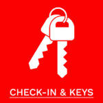 check-in and keys